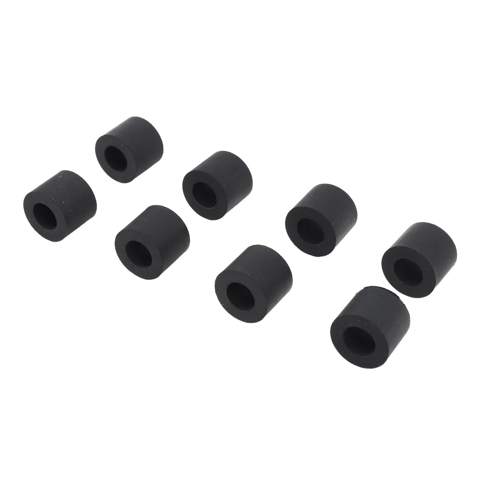 Luqeeg Lot de 8 Rouleaux de Rechange en Caoutchouc pour Cricut Maker 2, 3, Incluant 16 Anneaux de Fixation, Guide de Tapis de Roue en Caoutchouc pour Accessoires de Réparation Cricut