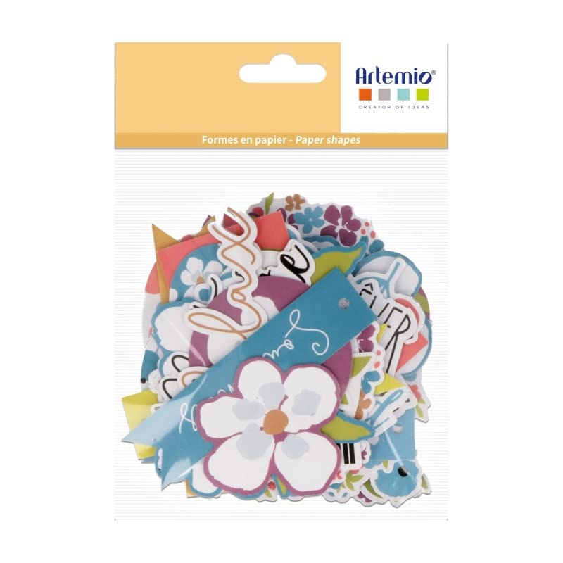 Die Cut Artemio - Couleurs nature - 65 pcs