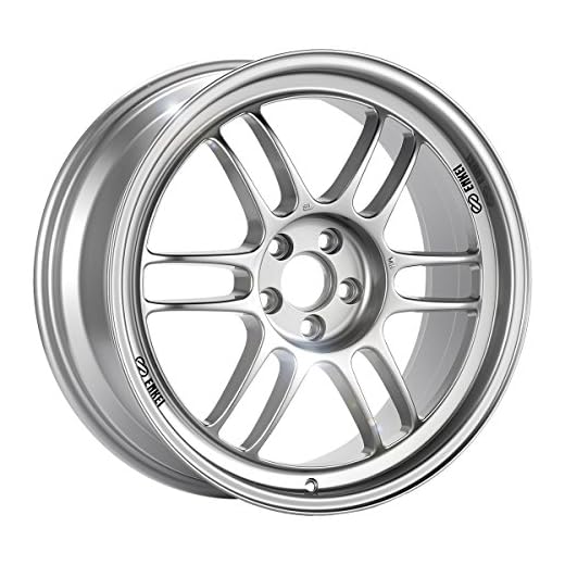 Enkei 379-895-6515SP RPF1 Racing Wheel 18x9.5 +15 5x114.3 Silver Paint