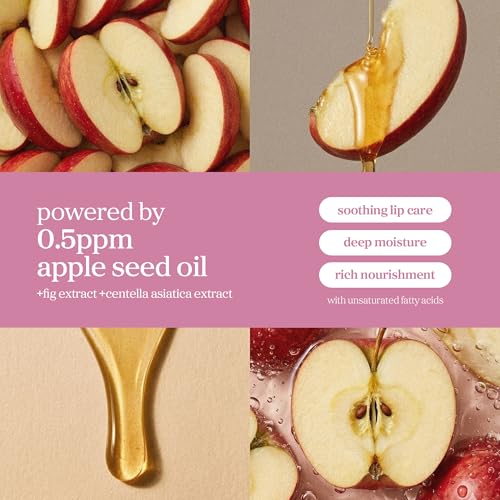 Image of NOONI Korean Lip Oil - Applefig | Long-Lasting, Moisturizing, Plumping, Revitalizing for Dry Lips, Waterproof, No Peel Off, Hydrating, Nourishing Crystal Clear Lip Stain, 0.12 FL Oz