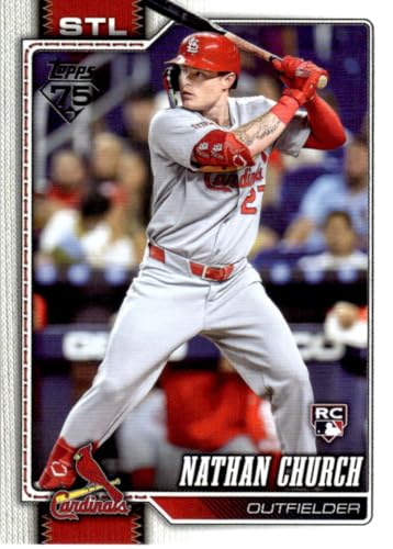 2026 Topps #24 Nathan Church St. Louis Rookie Baseball Card - Sportscard Superstore - Shipper in...