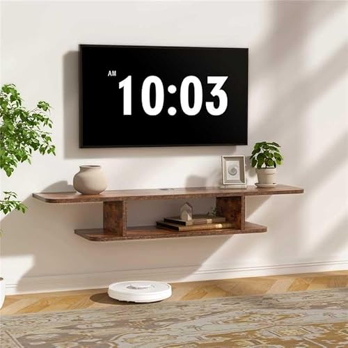 GHC Floating TV Stand, Wall Mounted Entertainment Center and Cabinet