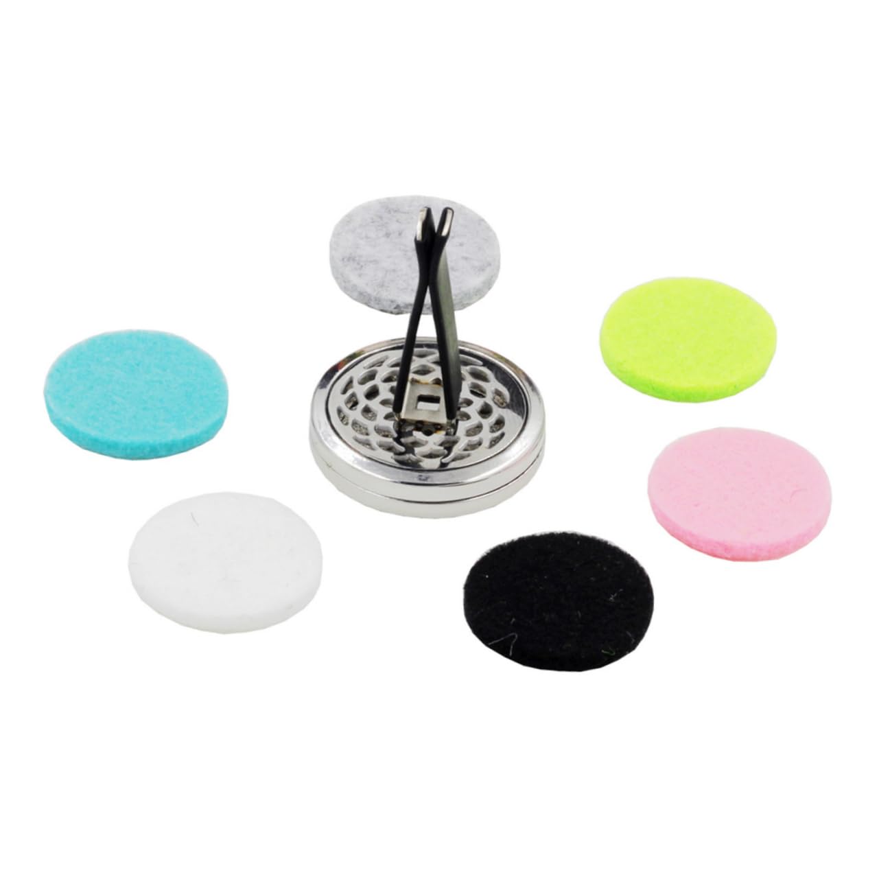 ibasenice 3 Set Di Clip Per Diffusore Di Profumo Per Auto Clip Per Sfiato Morsetto Per Aria Per Auto Lega Robusta Ed Elegante Per Ufficio Casa 10 Pezzi*3