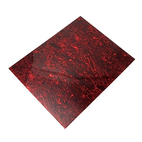 VANZACK Guitar Protective Plate Adhesive PVC Pickguard for Acoustic Bass Guitars Scratch Design Durable Creative DIY Accessory for Guitarists Tortoise Shell Pattern