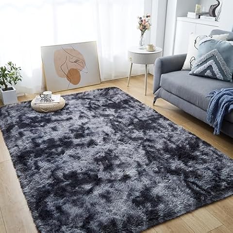 Tapis Shaggy Lommegy 120x160CM Cover