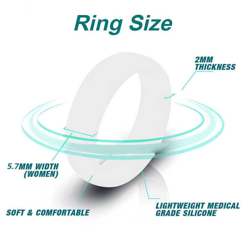 Hebrew Blessing Silicone Ring Stackable Rings Free Engraved Band Christmas Birthday Gift Comfortable Fit and Breathability for Men Women, in Hebrew, English 5.7mm - US Size 4 to 103