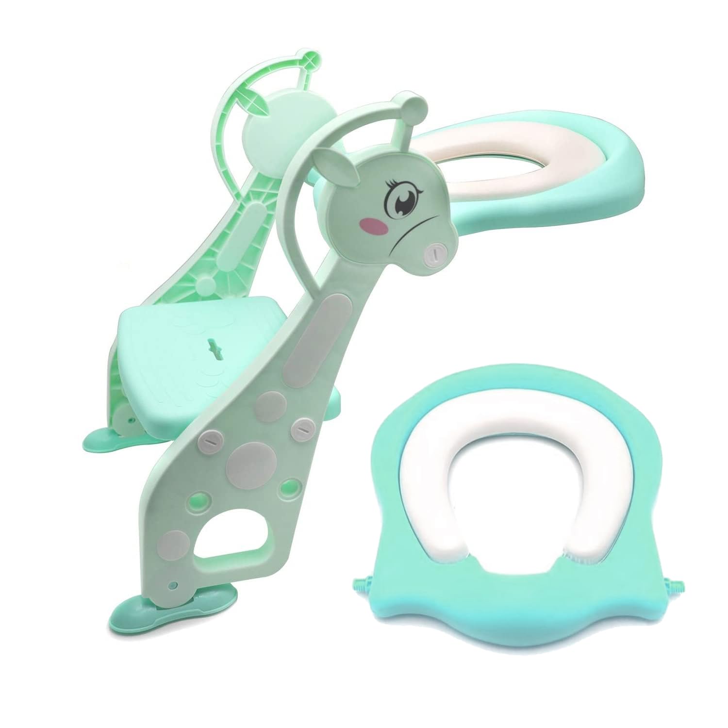 Amazon.com: HTTMT- Giraffe Potty Training Toilet Ladder Seat With