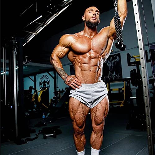 GYMAPE Men Bodybuilding Gym Workout 5 inch Sports Running Fitness Shorts4