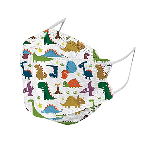 MaNMaNing 10 Piezas Niños Mascarillas Infantil Tipo Pez Dibujos Animados para Actividades Aire Libre Escuela Fiesta MaNMaNing-CKT9