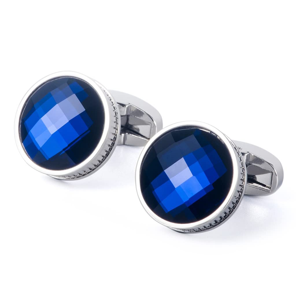 Crystal Cufflinks Men's Cuff Studs French Cuff Studs Dress Shirt Button Accessories