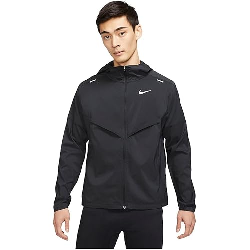 Nike Windrunner Men's Running Jacket (Large, Black)