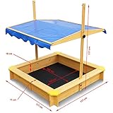 Habau 3024 – Sandkasten Tino mit senkbarem Dach - 6