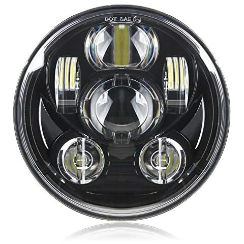 Riloer H4 Phare LED Moto 5.75" Cover