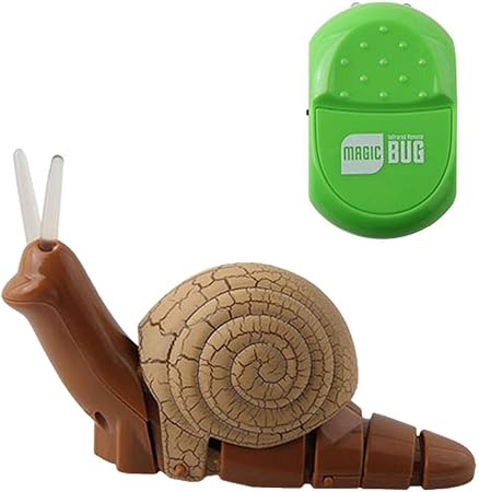 Amazon リモートコントロールカタツムリrcおもちゃいたずら昆虫ジョーク怖いトリックバグ 褐色 ぬいぐるみ おもちゃ