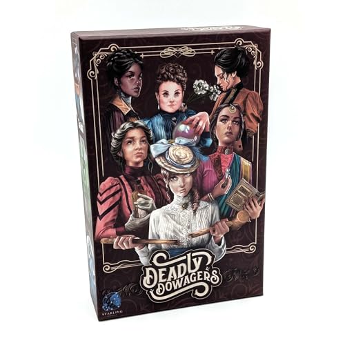 Tycoon Games Deadly Dowagers 2.a edición | Juego estratégico de matrimonios y asesinatos victorianos para adultos y adolescentes | Juego de cartas con selección estratégica | De 2 a 6 jugadores | Ideal para noches de juegos y amantes de los juegos de mesa miniatura 1