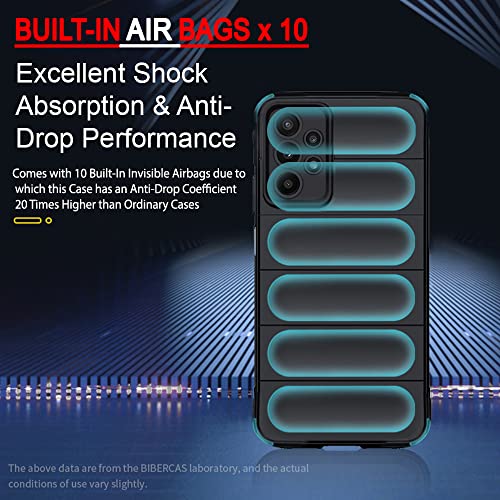 Image of TheGiftKart Liquid Silicon Back Cover Case for Samsung Galaxy A73 5G | Shockproof Military Grade Protection | Micro-Fibre Cloth On Inner Side | Built-in Anti-Slip Grip Back Cover Case (TPU, Black)