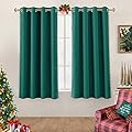 HOMEIDEAS Pom Pom Blackout Curtains
