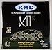 KMC X11 11-Speed Chain| Mountain Bike/Road/Gravel | Compatible with All Major Brands | Missing Link Included | Nickel-Black