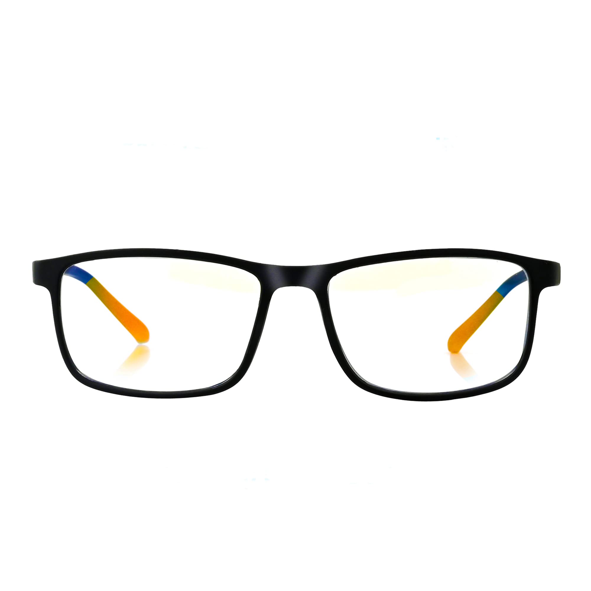 Unisex Zero Power Computer glasses CR 39 Lens Blue Block TR90 Frame | Medium