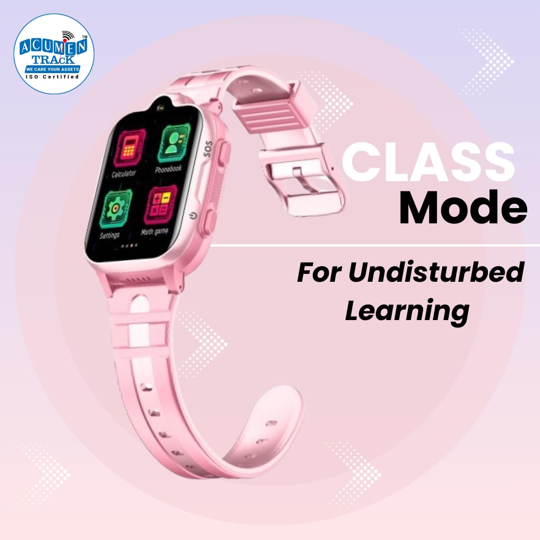 Acumen 4G A1 Phone Watch for Kids,1.69’’IPS Touch Screen|Smart Watch with Water Proof IP 67 |Video & Phone Call|Camera,SOS,SMS, Chat,Games, with GPS Tracking| with Magnet Charger| 1