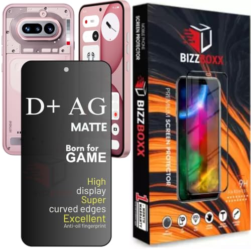 Image of D+ AG Matte Tempered Glass Screen Guard Protector For Nothing Phone 4a Temper Glass Anti Fingerprint Gaming Special With Camera Cut (For Nothing 4a - 6.78 Inch)- Pack of 1