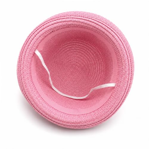 Image of VRITRAZ Baby Boy's and Girl's Kids Children Cute Printed Cartoon Gift Summer Fancy Dress Straw Fasion Hat Cap 1