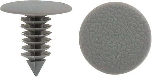 uxcell 50 unids gris plástico puerta parachoques empuje remaches clip 0.335 in para coche auto disponible en Yaxa Venezuela