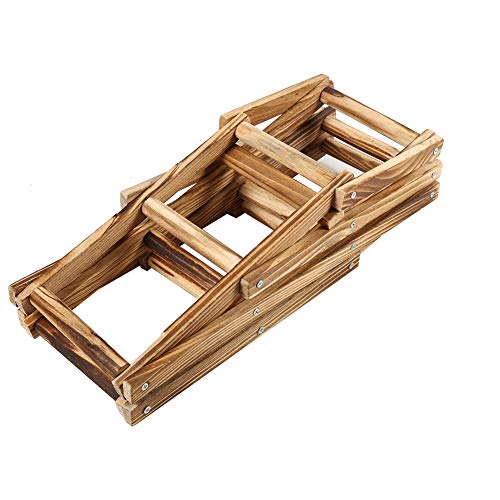 Soporte para 6 botellas de vino de madera miniatura 6