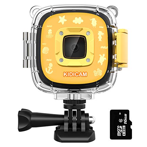 Dragon Touch Kidicam 2.0 Kids Action Camera, Waterproof Digital Camera for Boys Girls