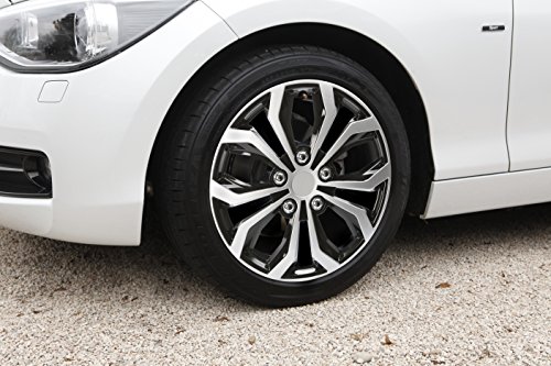 Cartrend 75568 wieldoppen set van 4 Daytona zwart/zilver 15 inch - Image 3