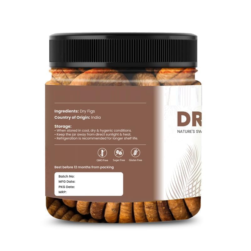 SS Premium Dried 100g Anjir| Dry Figs | Nutritious & Seedless Anjeer | Dry Fruit for Healthy Snacking l No Added Preservatives