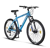 🚲Aluminiumrahmen Kabelverlauf im Fahrradrahmen und einstellbare Gabelfederung (mechanischer Lockout)