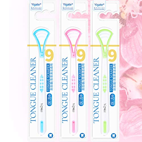 Ferramenta de limpeza de língua dental Healifty 3 peças para crianças boca de adulto ferramenta de l