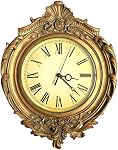 AELS 13x11 Inch Vintage Wall Clock, European Style Decorative Retro Wall Clock, Quality Quartz Battery Operated Hanging for Living Room Bedroom Office Décor, Distressed White Grey