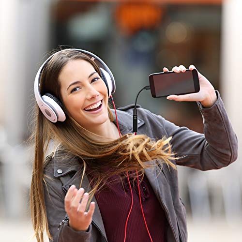 Geekria SJC01 Portable Headphone DAC/AMP with USB and Type-C Input, 3.5mm Audio Jack Output, Compatible with 384K/32Bit Hi-Res Apple Music Lossless Audio, PC, Laptop, Android Phones
