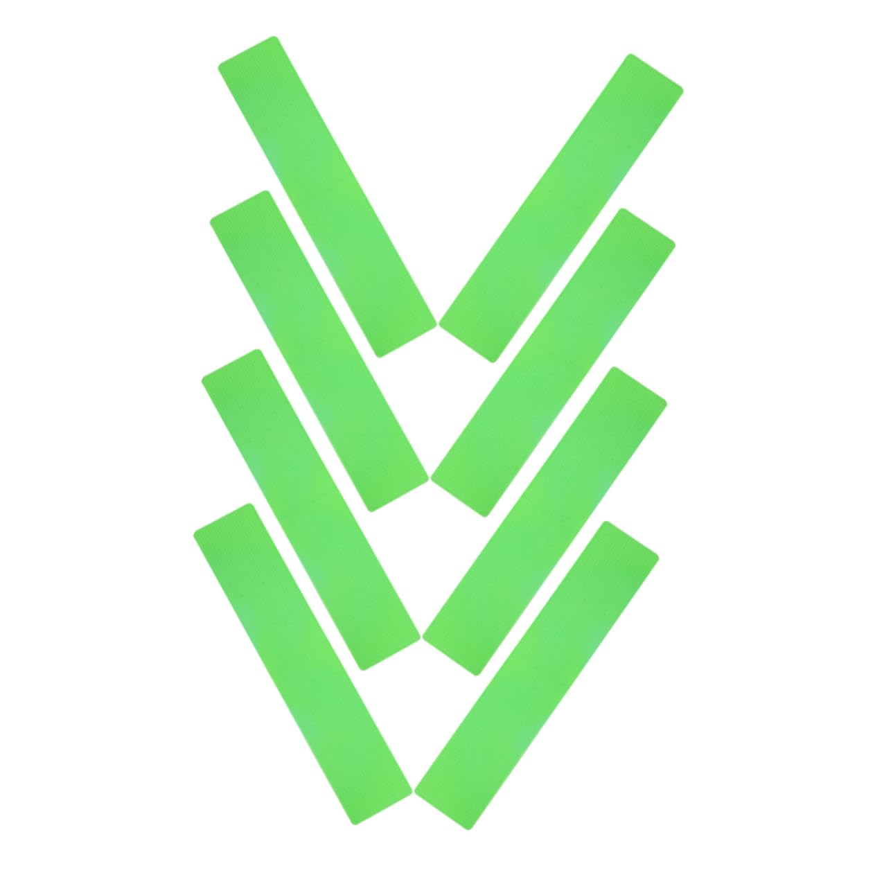 GANAZONO 8pcs Landmark Mat Sign Plate Football Training Sign Spot Temporary Small Number Mark Mat Tennis Marker Court Cones for Sports Training Markings Numbers Carpet Green