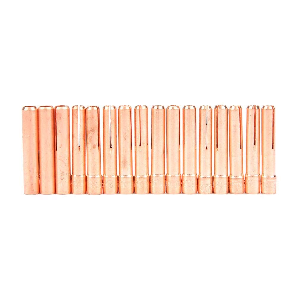 53pcs/set Torcia per saldatura TIG Parti del corpo Kit di ugelli per collettore di lenti per gas Lente per WP-9 20 25 Torcia per saldatura TIG WP-9/20/25 Accessori Set da 53 pezzi
