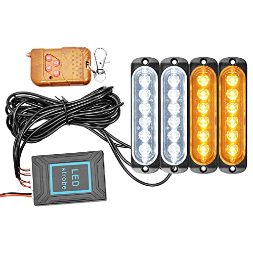 ◑ Prestazioni eccellenti: lampada antiurto, antipioggia, antiappannamento, impermeabile IP67, pronta all'uso e ad alta luminosità, a lunga distanza dal progetto. La tenuta IP67, la guarnizione in gomma e la guarnizione in gel di silice mantengono le prestazioni di tenuta e la protezione del guscio in lega di alluminio pressofuso offre eccellenti prestazioni antiurto e antipolvere.