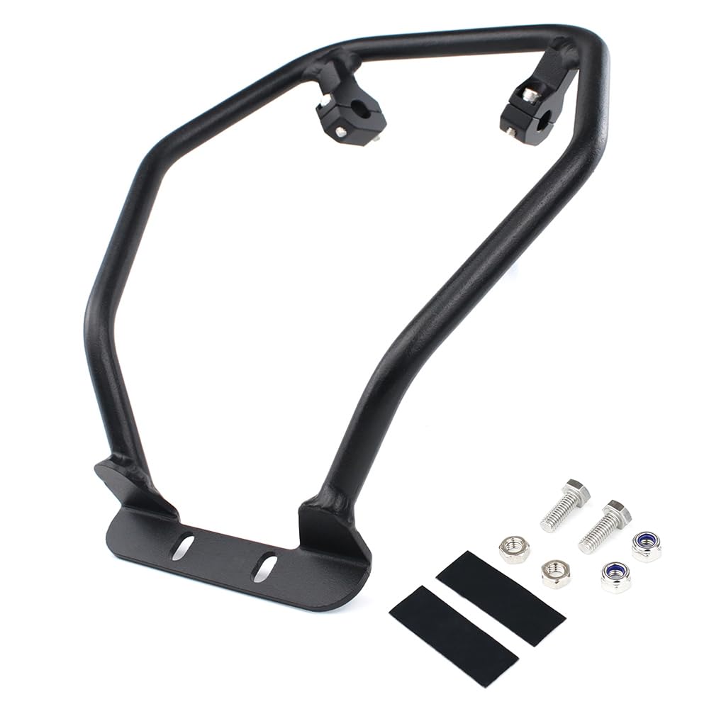 Xitomer Soporte para parabrisas de motocicleta, barra GPS para Africa Twin 2016-2019, soporte para teléfono, soporte para parabrisas de motocicleta para África, soporte GPS doble