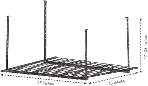 Vista 9 de Sistema de almacenamiento superior HyLoft 540 de 45 x 45 pulgadas, blanco