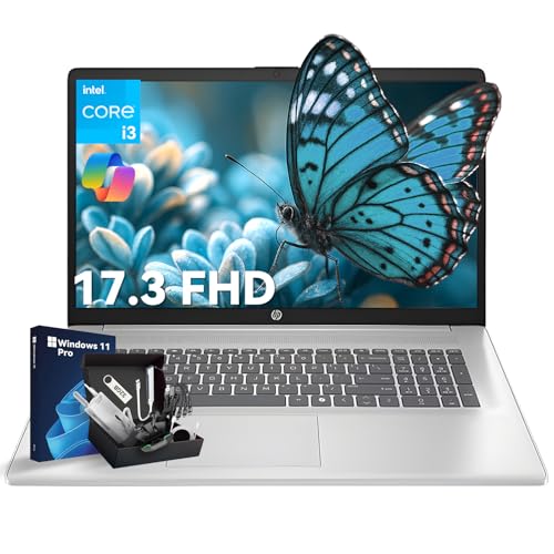 HP 17.3 Laptop Computer for Student & Business, AI Boost, Intel 8...