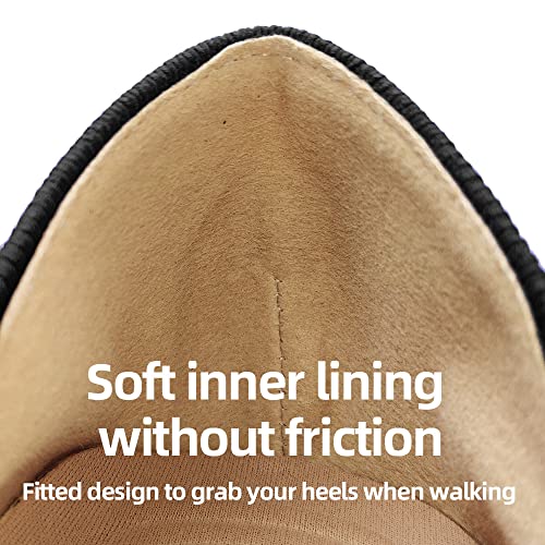 Semwiss Women's Ballet Flats Comfortable Casual Dressy Shoes,Work Flats Office Shoes Pointed Toe Leopard Flats Beige Size 6.5 #TOP4