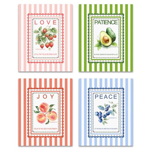 ZNGFON �����̉ʎ� �����̎� �E�H�[���A�[�g�v�����g 4���Z�b�g �L���X�g���̑��蕨 Icorinthians 16:14 �g�����f�B�ȃL���X�g���|�X�^�[ �Ǒ��� �I�t�B�X �e�B�[�� �j�̎q ���̎q �� ���� �Q�� 8x10 �t���[���Ȃ�