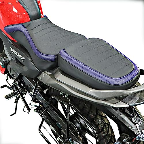 Image of TVS Seat Cover for Sweat Free Comfortable Riding| Nylon Thread Stitching for Strength| Bike Riding Accessories|Heat & UV Ray Protection|Enhanced Tear Resistance