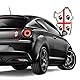 4R Quattroerre.it 32132 3D Aufkleber Sardinien Sticker HQ, 44 x 68 mm