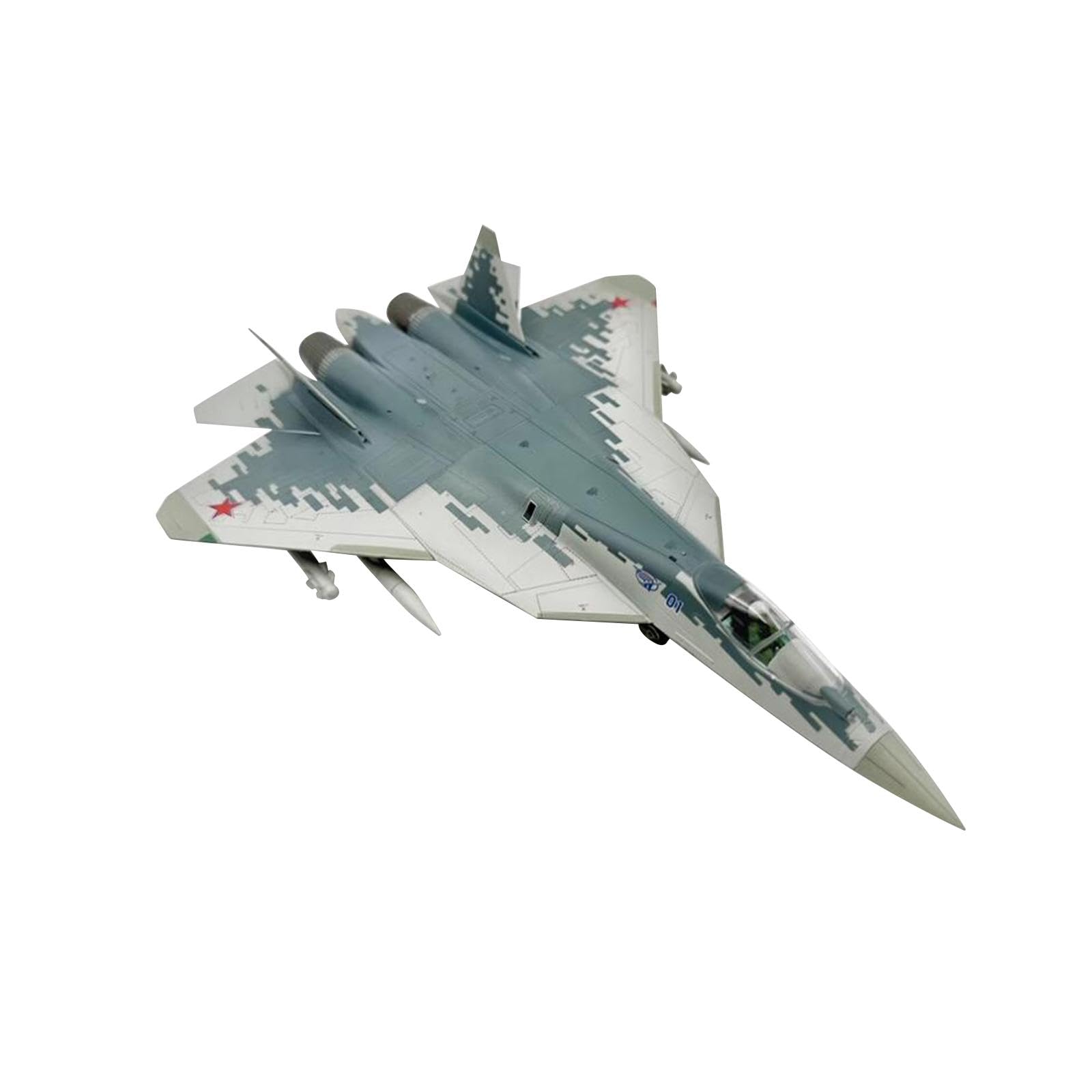Amazon.co.jp: JWQFBC 1:72 SU-57 航空機モデル ディスプレイスタンド