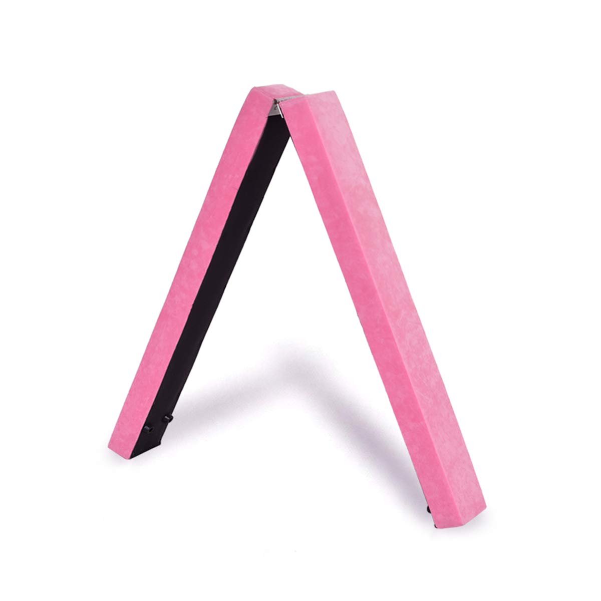 DREAMADE Poutre de Gymnastique d’Equilibre Piable avec Pieds Surélevés en Finette, EPE et Pin 210 X 10 X 6,5 CM Entraînement de Gymnastique à Domicile Idéale pour Enfants et Adultes