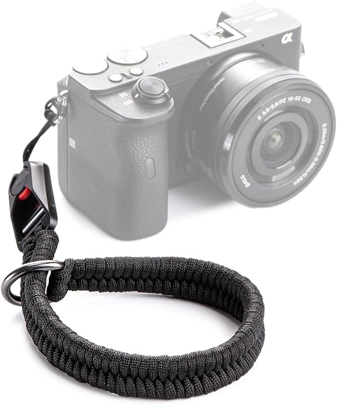 Premium Braided Paracord Hand Wrist Strap for Instant Cameras, SLR Cameras, Small Mirrorless Camera, Phone, or Keychain | Adjustable Safety Lanyard with Quick-Release Buckle and Metal Ring-picture-10