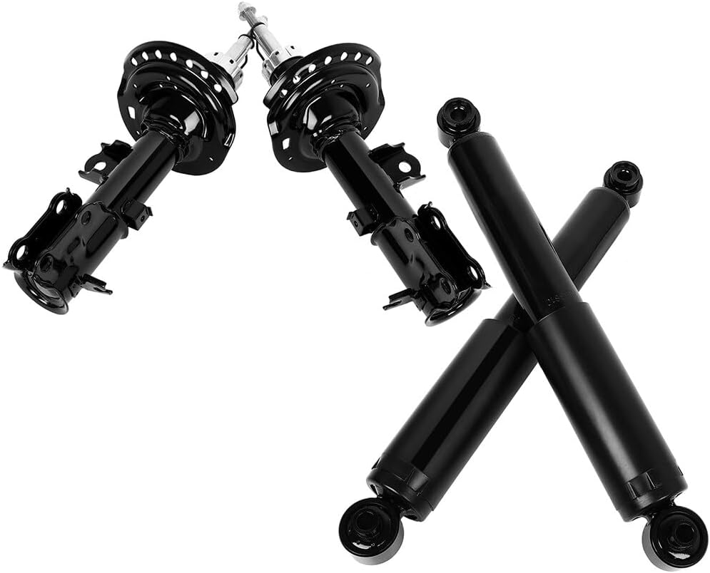 4pcs AMCCM Front Rear Shock & Strut Fits for 2012 2013 2014 2015 2016 2017 for Hyundai Accent Replace Shock Absorber 338106 338107 72707 72706 5672