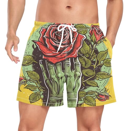 Maillot de bain homme Halloween étanche : short de plage haute performance à séchage rapide